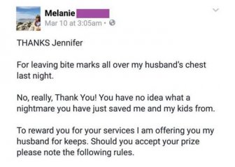 Wife Writes Brutal Letter To Her Cheating Husband's Mistress