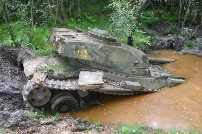 Abandoned Army Tanks That Have Become A Part Of Nature