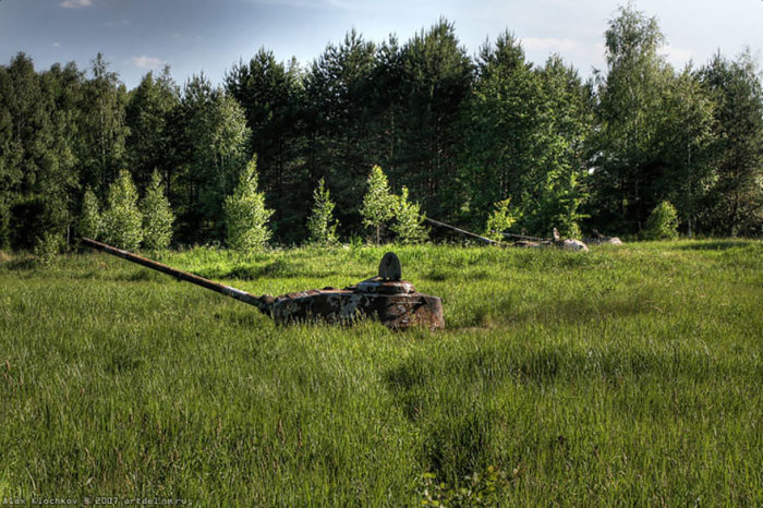 Abandoned Army Tanks That Have Become A Part Of Nature