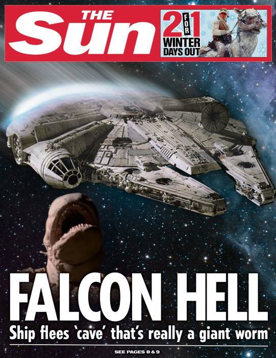 The Sun Is Publishing Fake Star Wars News Headlines