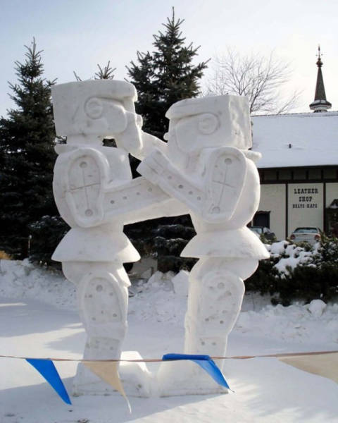 Your Mind Is About To Be Blown By These Impressive Snow Sculptures