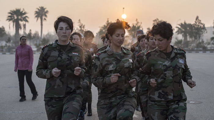 Women Of Syria Train To Defend Their Home