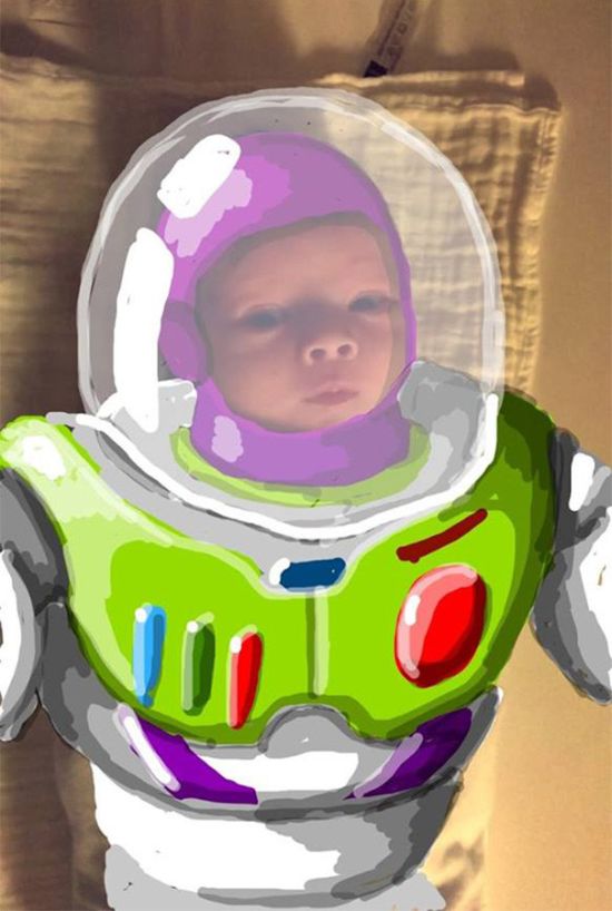 Dad Creates Epic Masterpieces By Doodling On His Baby’s Snapchat Pics