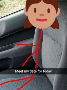 Dude Creates Epic Snapchats As He Takes His Imaginary Date To See Star Wars