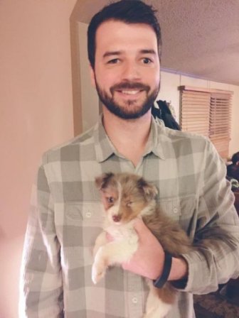 Guy With Vision Problems Gives Unwanted Dog A Loving Home