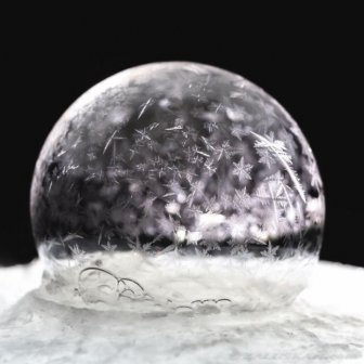 Photographer Captures Soap Bubbles Freezing In Warsaw, Poland