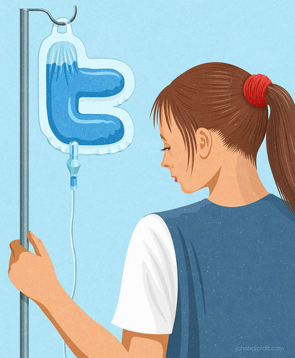 Honest Illustrations That Look At Society's Addiction To Technology