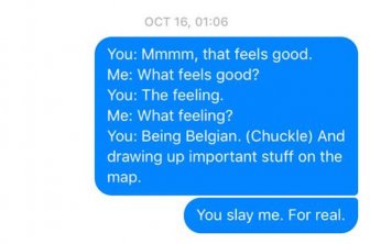 Wife Texts Husband All The Bizarre Things He Says in His Sleep
