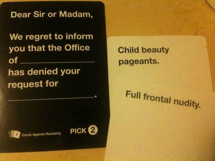 Disturbing Cards Against Humanity Combinations You Can't Help But Laugh At