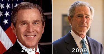 What US Presidents Looked Like Before And After Their Terms