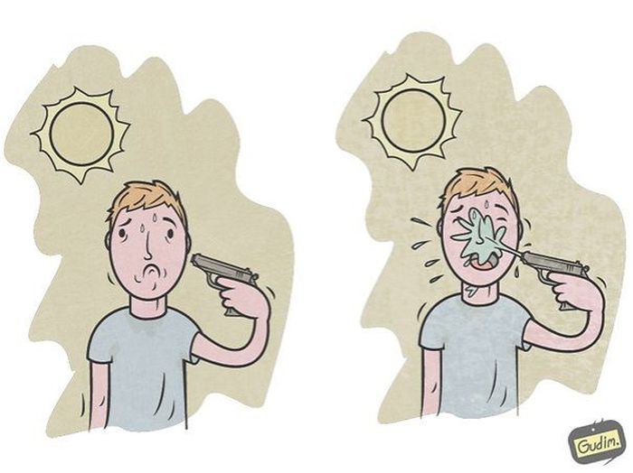 You're Going To Have To Do A Double Take With These Sarcastic Illustrations