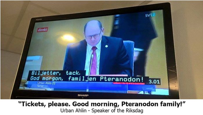 Subtitles Get Switched During Swedish Debate