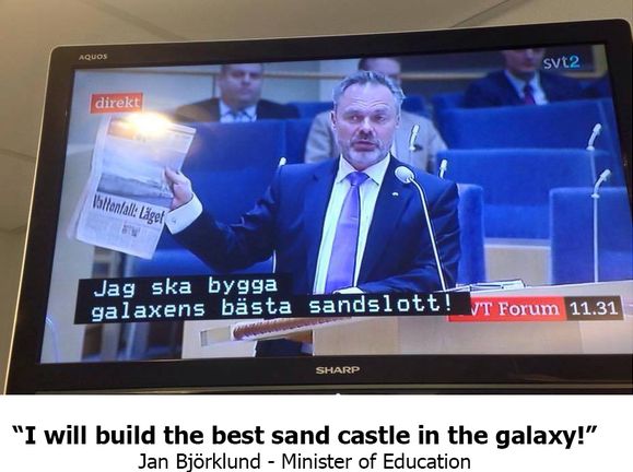 Subtitles Get Switched During Swedish Debate