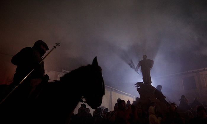 Las Luminarias: a Spanish Festival Of Fire And Horses