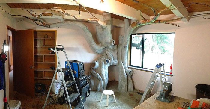 This Dad Spent 18 Months Turning His Daughter's Room Into A Real Fairytale