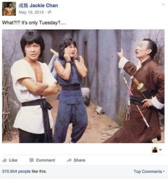 Jackie Chan Always Posts The Best Statuses On Facebook