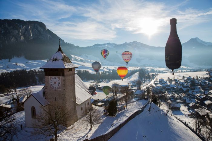 Stunning Photos From Switzerland's International Balloon Festival
