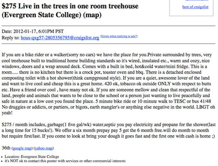These Are The Worst Roommate Ads In The History Of Craigslist