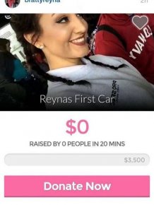 Girl Gets Ripped On After Starting A GoFundMe Page To Pay For Her New Car