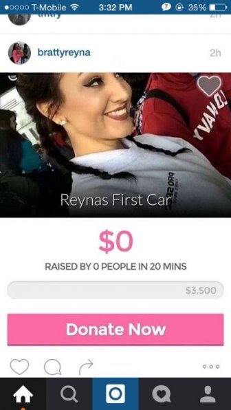 Girl Gets Ripped On After Starting A GoFundMe Page To Pay For Her New Car