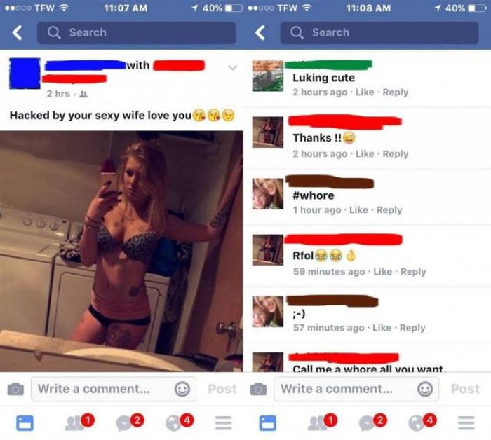 Cheating Wife Totally Owns Up To Banging Her Cousin On Facebook