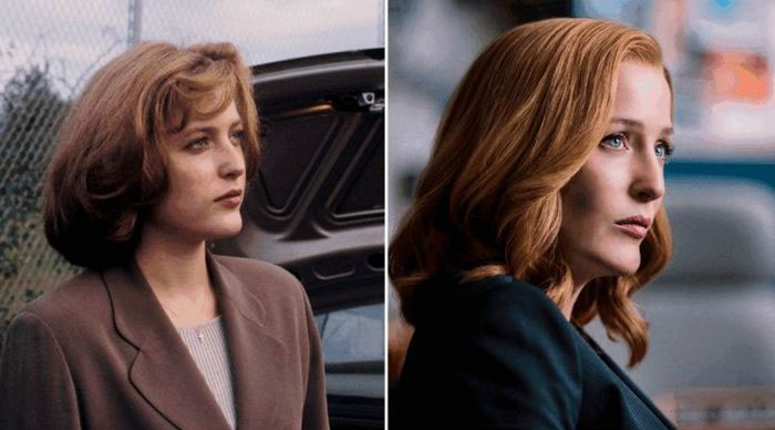 The Cast Of The X-Files Back In The Day And Today