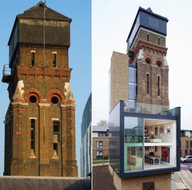 Old School Water Tower Gets An Incredible Modern Makeover