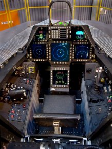 Military weapons cockpit