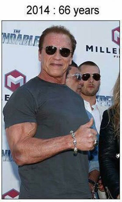A Look At Just How Well Arnold Schwarzenegger Has Aged Over The Years