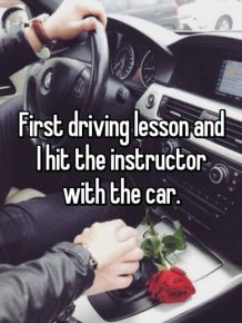 People Reveal Awkward Driver's Ed Confessions
