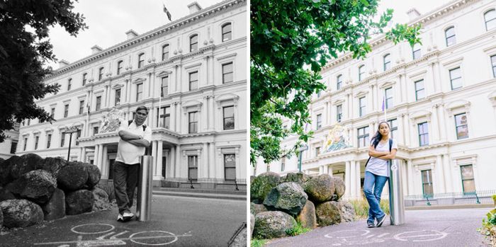 Daughter Travels To The Same Locations Her Late Father Used To Visit
