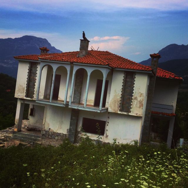 There's A Sinking Ghost Town In Greece