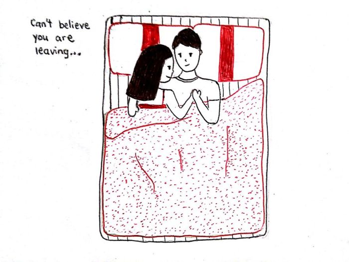 Artist Captures What It Feels Like To Be In A Long Distance Relationship