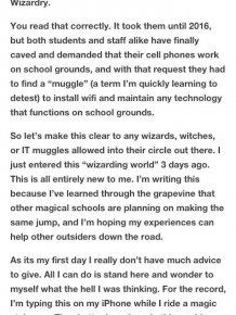 If Hogwarts Had An IT Guy This Would Be His Life