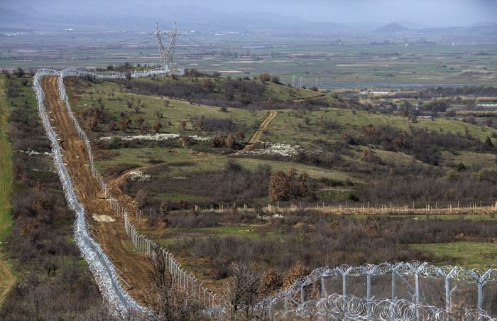 The 19 Mile Fence At The Border Of Macedonia Is Keeping Migrants Trapped
