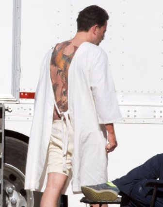 Ben Affleck Got A Giant Phoenix Tattooed On His Entire Back