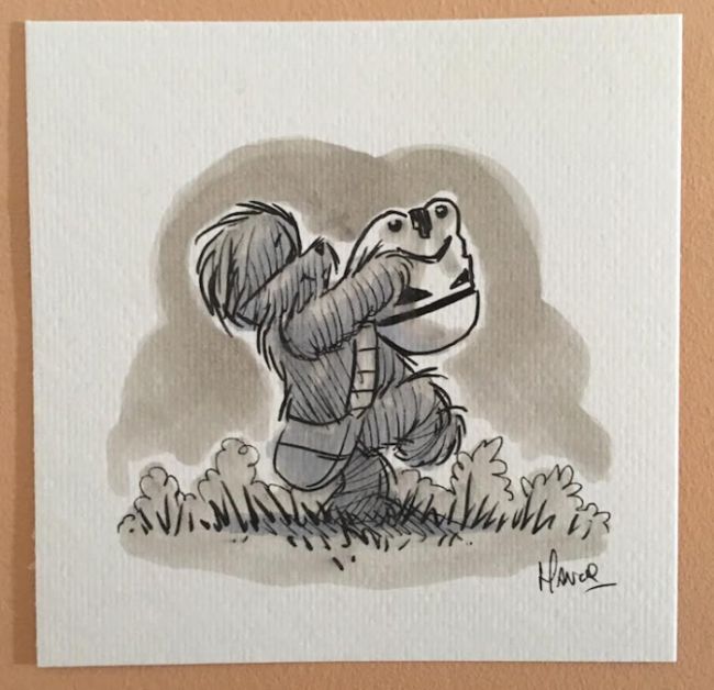 Winnie The Pooh Looks Awesome In The Style Of Star Wars