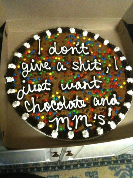 A Cake Is Always A Great Way To Get Your Message Across