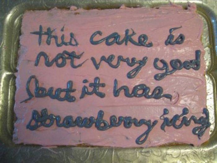 A Cake Is Always A Great Way To Get Your Message Across