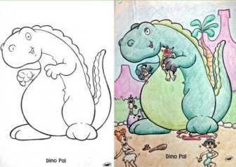 What It Looks Like When Coloring Book Pages Get Completely Corrupted