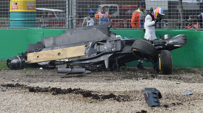 Fernando Alonso Amazingly Walked Away From A 200mph Crash With No Injuries