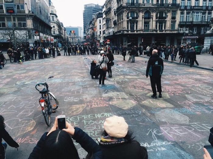 The Streets Of Brussels Have Become Much More Colorful