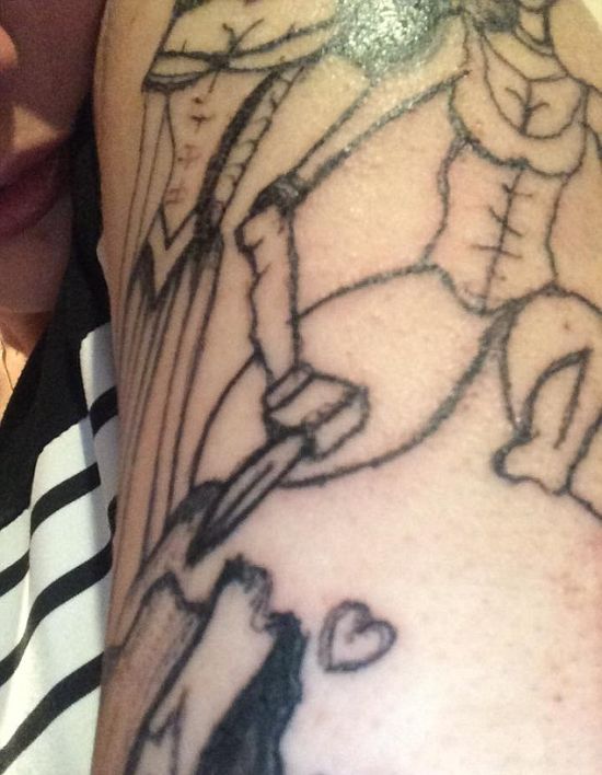 A Woman Went To Get A Fairytale Tattoo But She Ended Up With Something Horrifying