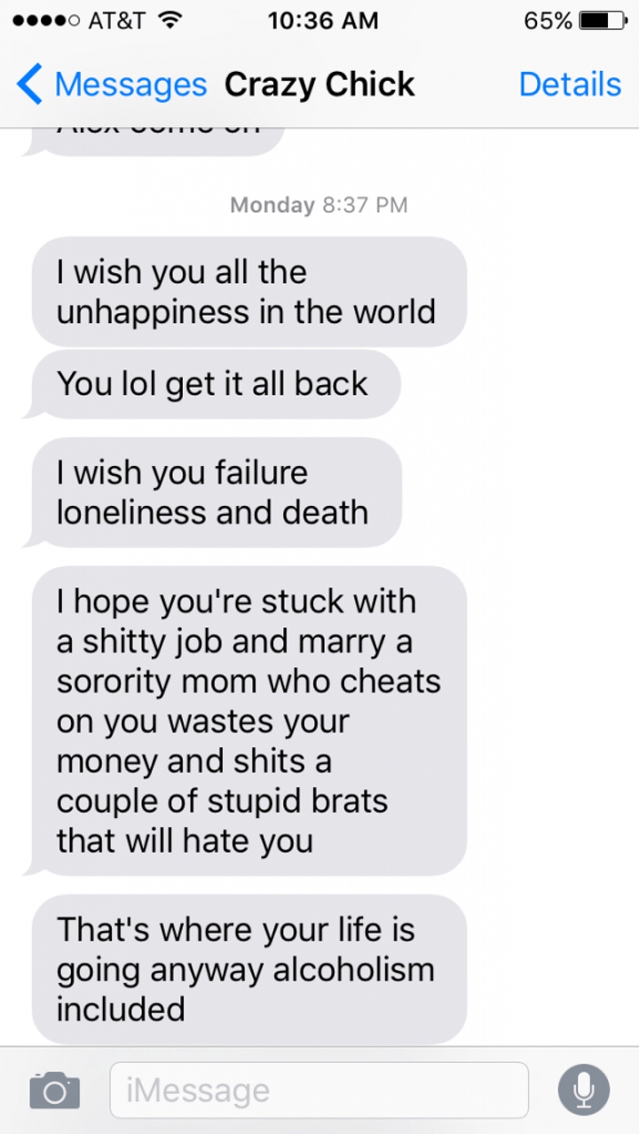 Angry Ex-Girlfriend Goes On The Most Insane Text Rant Ever