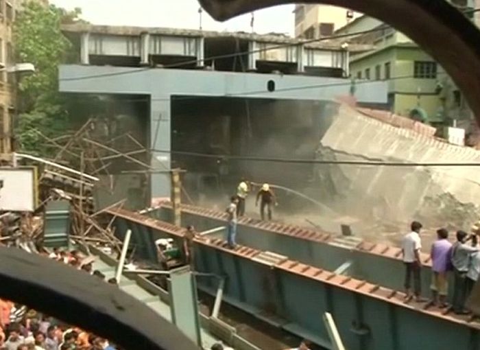 Overpass In India Collapses And Traps Over 150 People