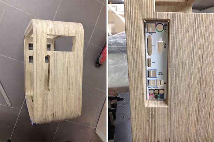 This Student Crafted An Amazing Handmade Wooden Computer Case