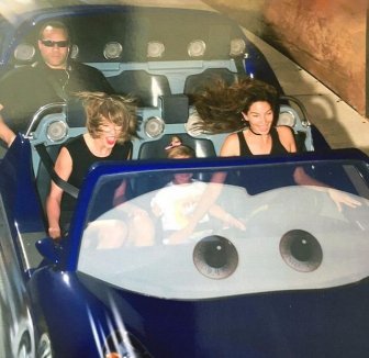 Taylor Swift's Bodyguard Is Not Impressed By Disneyland
