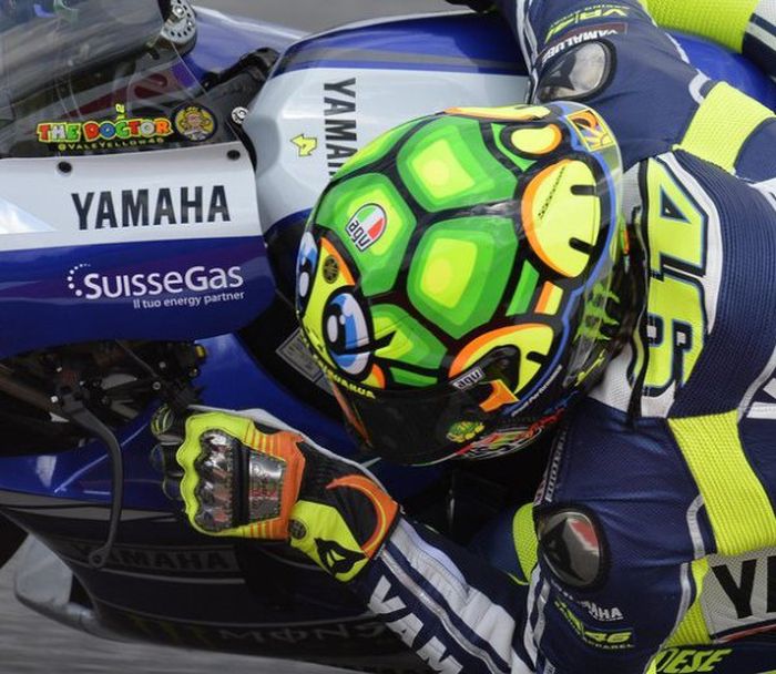 Looking Back On 10 Years Of Awesome Valentino Rossi Helmets