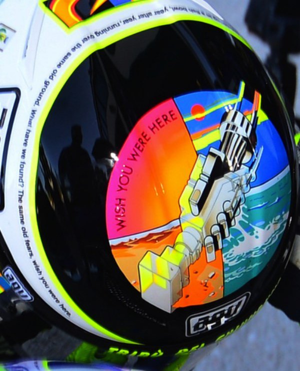 Looking Back On 10 Years Of Awesome Valentino Rossi Helmets