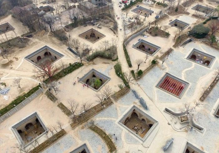 Chinese Residents Build Homes In An Interesting Place